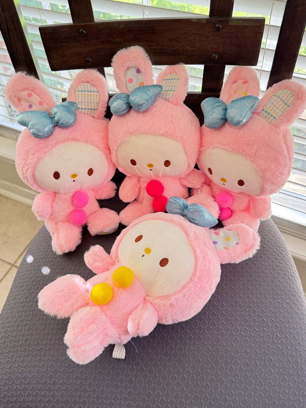 Rabbit Bunny Plush Set of 4
